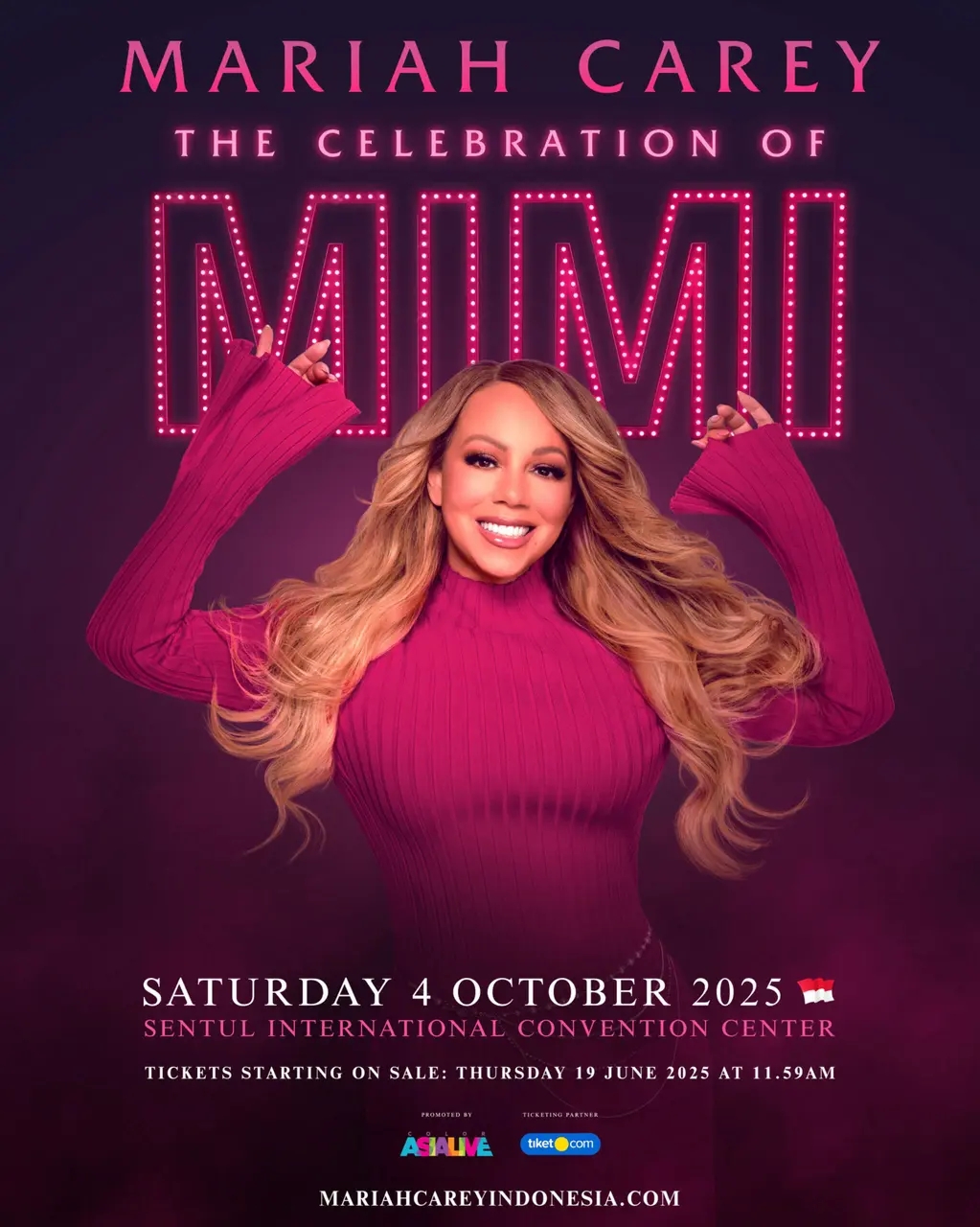 Banner  Konser Mariah Carey di Depan Mata, Yuk, Cek Tanggalnya!
